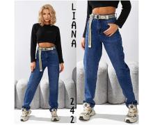 Джинсы женские Liana Denim, модель 242 blue демисезон