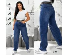 Джинсы женские Liana Denim, модель 244 blue демисезон