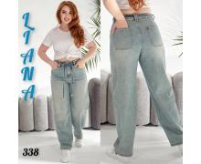 Джинсы женские Liana Denim, модель 338 l.blue демисезон