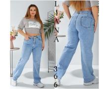 Джинсы женские Liana Denim, модель 366 l.blue демисезон