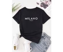 футболка женская Алия, модель Milano black лето