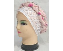 Чалма женская Mabi, модель MB134 pink лето