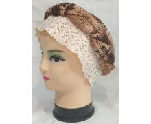 Чалма женская Mabi, модель MB137 brown лето