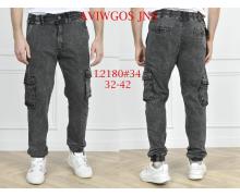 Джинсы мужские God Baron, модель L-969 black демисезон