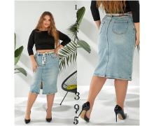 Юбка женская Liana Denim, модель 395 l.blue лето