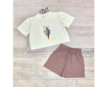 Костюм детский LiMa kids, модель 2514 white лето