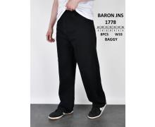 Джинсы мужские God Baron, модель 17-2 black демисезон