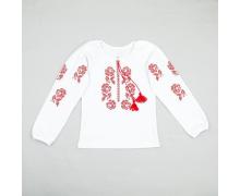 Вышиванка детская Webi, модель 15-02-2 white демисезон