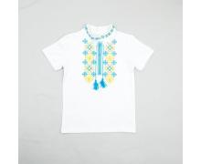 Вышиванка детская Webi, модель 15-11-8 white лето