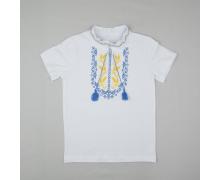 Вышиванка детская Webi, модель 15-11-8 white лето
