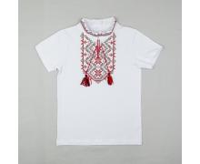 Вышиванка детская Webi, модель 15-11-8 white лето