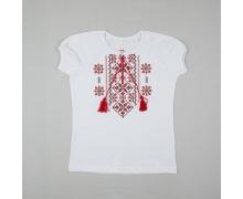Вышиванка детская Webi, модель 15-12-9 white лето