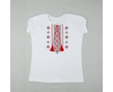 Вышиванка детская Webi, модель 15-12-8 white лето