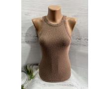 Майка женская New Season, модель 8494 brown лето