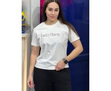 Футболка женская Dalkosti Shop, модель 985-1 white лето