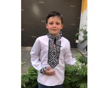 Вышиванка детская Moda school, модель M1 white демисезон