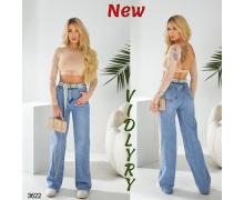 джинсы женские Vidlyry, модель 3622 l.blue демисезон
