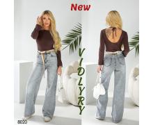 джинсы женские Vidlyry, модель 8020-2 grey демисезон