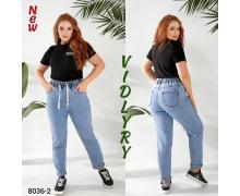 джинсы женские Vidlyry, модель 8036-2 l.blue демисезон