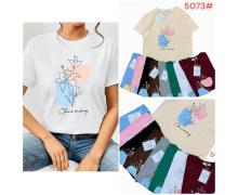 Футболка женская Katty, модель 507 mix лето