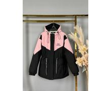 Куртка детская Delfinka, модель 23518 black-pink демисезон