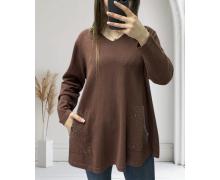 Свитер женский Novetly Store, модель 25204 brown демисезон