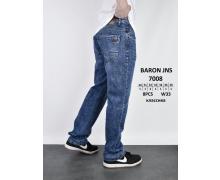 Джинсы мужские God Baron, модель 700-1 black зима