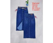 Юбка женская Vanver, модель F8233 blue лето