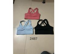 Топ женский NewJeans, модель 2487 l.blue лето