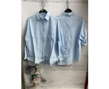 Рубашка женская New Season, модель 8567 l.blue лето