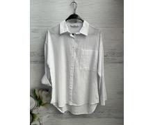 Рубашка женская New Season, модель 8620 white демисезон