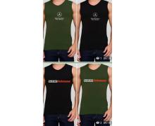 Майка мужская Mary Brand, модель 295 green-orange лето