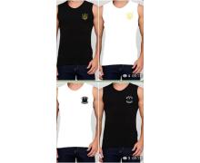 Майка мужская Mary Brand, модель 320 black-white лето