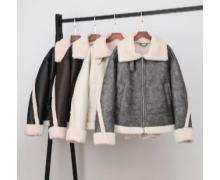 Дубленка женская Yafeier, модель YF4 grey зима