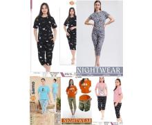 Пижама женская Samo, модель 27781 black лето