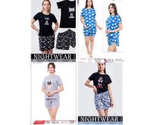 Пижама женская Samo, модель 29123 black лето