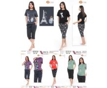 Пижама женская Samo, модель 32124 black лето